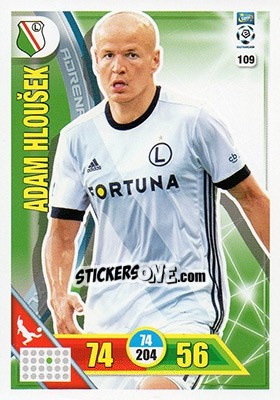 Sticker Adam Hloušek - Ekstraklasa 2017-2018. Adrenalyn XL n. 109 - Panini
