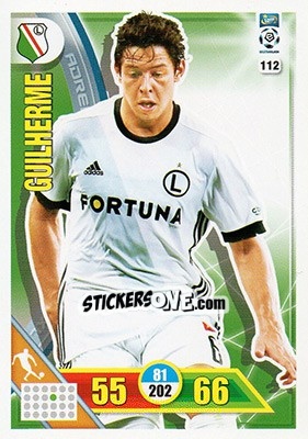 Sticker Guilherme - Ekstraklasa 2017-2018. Adrenalyn XL n. 112 - Panini