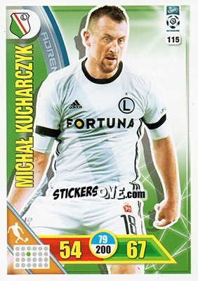 Cromo Michał Kucharczyk - Ekstraklasa 2017-2018. Adrenalyn XL - Panini