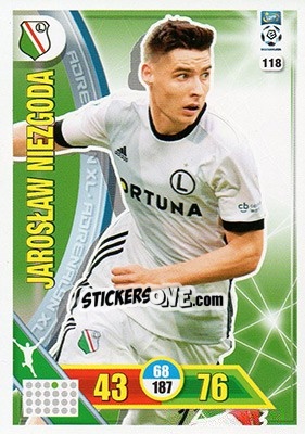 Sticker Jarosław Niezgoda - Ekstraklasa 2017-2018. Adrenalyn XL - Panini