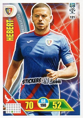 Sticker Hebert - Ekstraklasa 2017-2018. Adrenalyn XL n. 121 - Panini