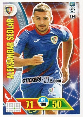 Sticker Aleksandar Sedlar - Ekstraklasa 2017-2018. Adrenalyn XL - Panini