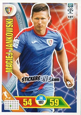 Sticker Maciej Jankowski - Ekstraklasa 2017-2018. Adrenalyn XL n. 127 - Panini