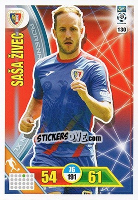 Sticker Saša Živec - Ekstraklasa 2017-2018. Adrenalyn XL n. 130 - Panini