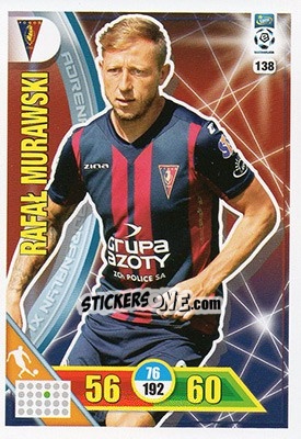Sticker Rafał Murawski - Ekstraklasa 2017-2018. Adrenalyn XL n. 138 - Panini