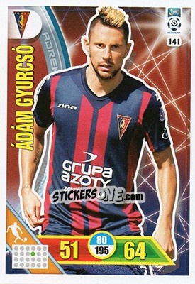 Sticker Ádám Gyurcsó - Ekstraklasa 2017-2018. Adrenalyn XL n. 141 - Panini