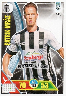 Sticker Patrik Mráz - Ekstraklasa 2017-2018. Adrenalyn XL n. 149 - Panini