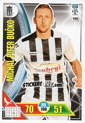 Sticker Michal Piter-Bucko - Ekstraklasa 2017-2018. Adrenalyn XL n. 150 - Panini