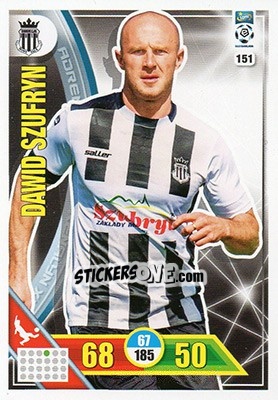 Figurina Dawid Szufryn - Ekstraklasa 2017-2018. Adrenalyn XL - Panini