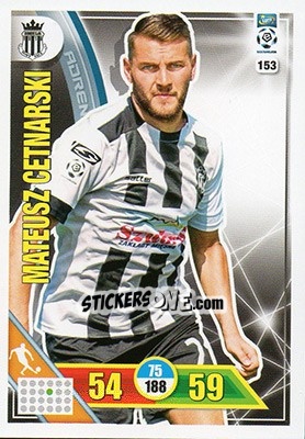Sticker Mateusz Cetnarski - Ekstraklasa 2017-2018. Adrenalyn XL n. 153 - Panini
