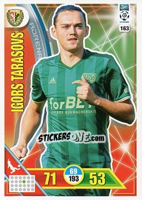 Sticker Igors Tarasovs - Ekstraklasa 2017-2018. Adrenalyn XL n. 163 - Panini