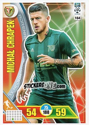 Figurina Michał Chrapek - Ekstraklasa 2017-2018. Adrenalyn XL - Panini