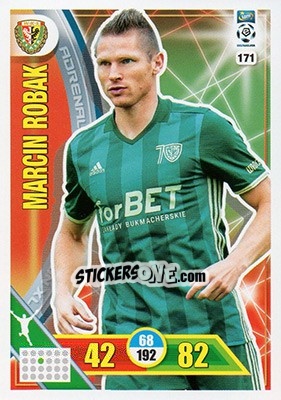 Figurina Marcin Robak - Ekstraklasa 2017-2018. Adrenalyn XL - Panini