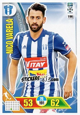 Cromo Nico Varela - Ekstraklasa 2017-2018. Adrenalyn XL - Panini