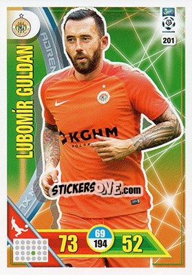 Sticker Ľubomír Guldan - Ekstraklasa 2017-2018. Adrenalyn XL n. 201 - Panini