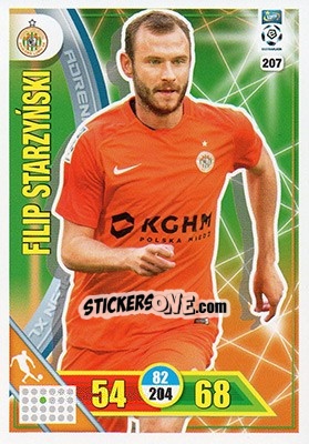 Sticker Filip Starzyński - Ekstraklasa 2017-2018. Adrenalyn XL n. 207 - Panini