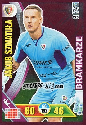 Sticker Jakub Szmatuła - Ekstraklasa 2017-2018. Adrenalyn XL n. 220 - Panini