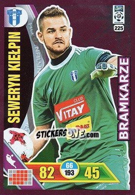 Sticker Seweryn Kiełpin - Ekstraklasa 2017-2018. Adrenalyn XL n. 225 - Panini