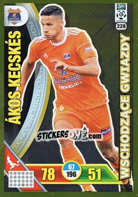 Figurina Ákos Kecskés - Ekstraklasa 2017-2018. Adrenalyn XL - Panini