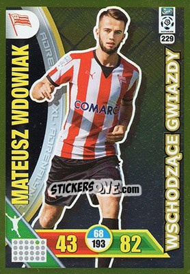 Sticker Mateusz Wdowiak - Ekstraklasa 2017-2018. Adrenalyn XL n. 229 - Panini