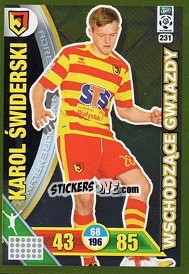 Sticker Karol Świderski - Ekstraklasa 2017-2018. Adrenalyn XL n. 231 - Panini