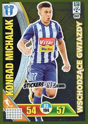 Sticker Konrad Michalak - Ekstraklasa 2017-2018. Adrenalyn XL - Panini