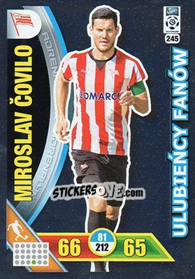 Sticker Miroslav Covilo - Ekstraklasa 2017-2018. Adrenalyn XL n. 245 - Panini