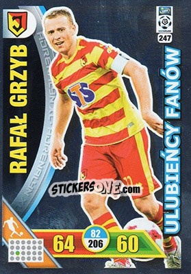 Sticker Rafał Grzyb - Ekstraklasa 2017-2018. Adrenalyn XL n. 247 - Panini