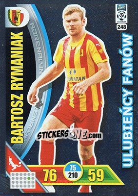 Sticker Bartosz Rymaniak - Ekstraklasa 2017-2018. Adrenalyn XL n. 248 - Panini