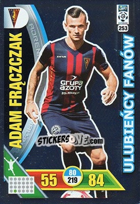 Sticker Adam Frączczak - Ekstraklasa 2017-2018. Adrenalyn XL n. 253 - Panini