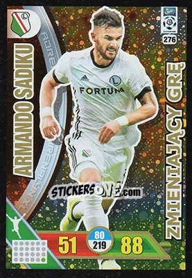 Sticker Armando Sadiku - Ekstraklasa 2017-2018. Adrenalyn XL n. 276 - Panini