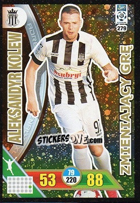 Sticker Aleksandyr Kolew - Ekstraklasa 2017-2018. Adrenalyn XL n. 279 - Panini