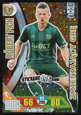 Figurina Róbert Pich - Ekstraklasa 2017-2018. Adrenalyn XL n. 280 - Panini
