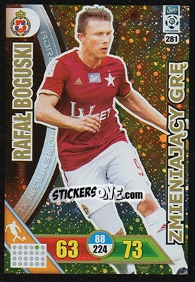 Sticker Rafał Boguski - Ekstraklasa 2017-2018. Adrenalyn XL n. 281 - Panini