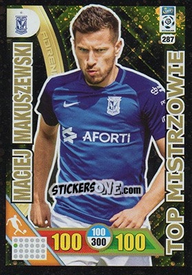 Sticker Maciej Makuszewski - Ekstraklasa 2017-2018. Adrenalyn XL n. 287 - Panini
