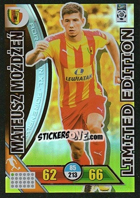 Sticker Mateusz Możdżeń - Ekstraklasa 2017-2018. Adrenalyn XL n. LE-MM - Panini