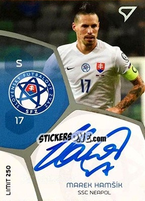 Sticker Marek Hamsik - Futbalove Slovensko 2017-2018 - SportZoo