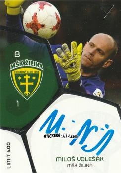Figurina Milos Volesak - Futbalove Slovensko 2017-2018 n. PS01 - SportZoo
