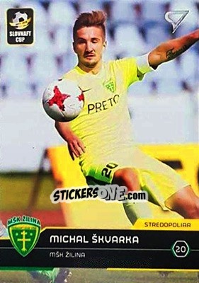 Sticker Michal Skvarka - Futbalove Slovensko 2017-2018 - SportZoo