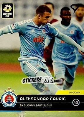 Sticker Aleksandar Cavric - Futbalove Slovensko 2017-2018 - SportZoo
