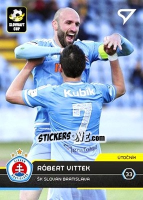 Sticker Robert Vittek - Futbalove Slovensko 2017-2018 - SportZoo
