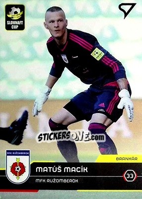 Sticker Matus Macik - Futbalove Slovensko 2017-2018 - SportZoo