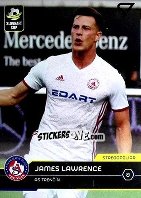 Sticker James Lawrence - Futbalove Slovensko 2017-2018 - SportZoo