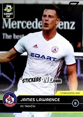 Sticker James Lawrence - Futbalove Slovensko 2017-2018 n. S032 - SportZoo