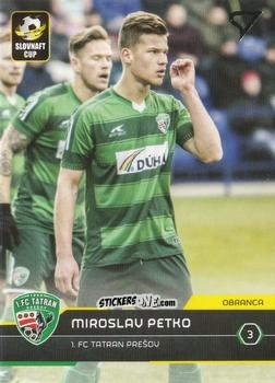 Sticker Miroslav Petko - Futbalove Slovensko 2017-2018 n. S094 - SportZoo