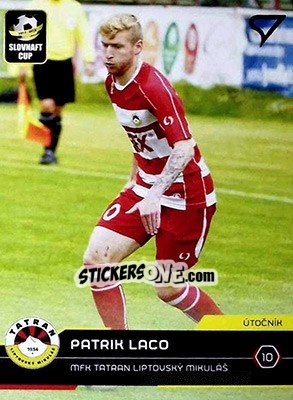 Sticker Patrik Jacko - Futbalove Slovensko 2017-2018 n. S095 - SportZoo