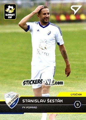 Sticker Stanislav Sestak - Futbalove Slovensko 2017-2018 n. S120 - SportZoo