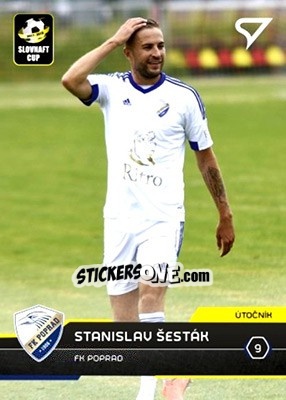 Sticker Stanislav Sestak - Futbalove Slovensko 2017-2018 - SportZoo