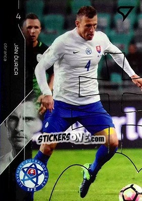 Sticker Jan Durica - Futbalove Slovensko 2017-2018 - SportZoo