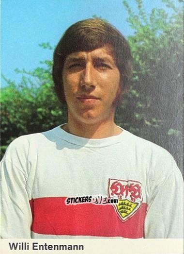 Figurina Willi Entenmann - König Fußball. Teams & Stars 1972-1973 n. 197 - Bergmann